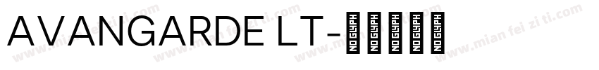 AVANGARDE LT字体转换
